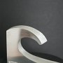 Silver Wave, cast solid silver Hallmarked