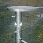 Bird table, galvanized mild steel